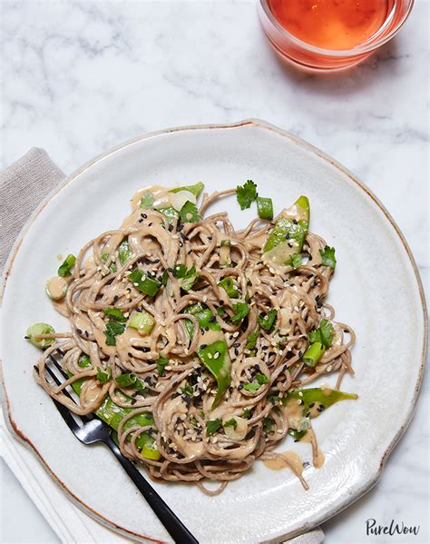 soba-noodles-with-peanut-sauce-purewow image