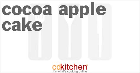 cocoa-apple-cake-recipe-cdkitchencom image
