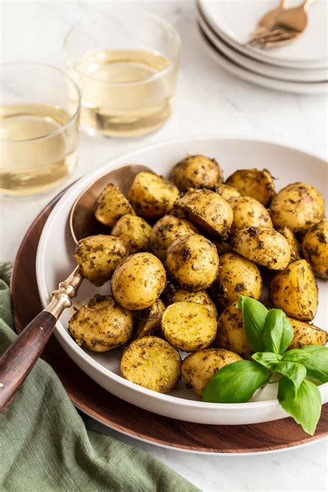 pesto-roasted-potatoes-pesto-potatoes-recipe-in-oven image