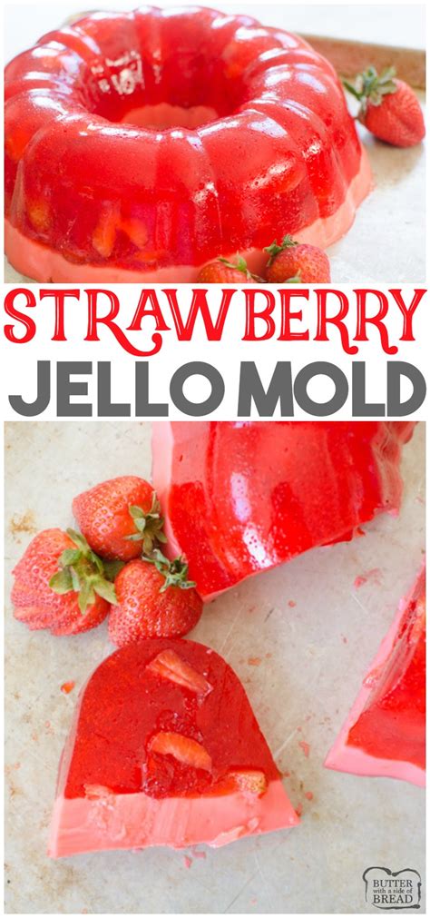 strawberry-jello-salad-mold-butter-with-a-side image