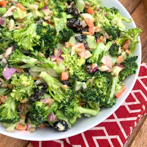 deli-style-broccoli-salad-the-daring-gourmet image