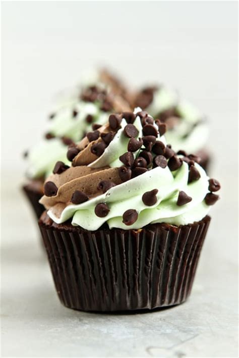 mint-chocolate-chip-cupcakes-my-baking-addiction image