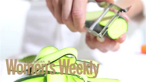 how-to-make-vegetable-ribbons-recipes-youtube image