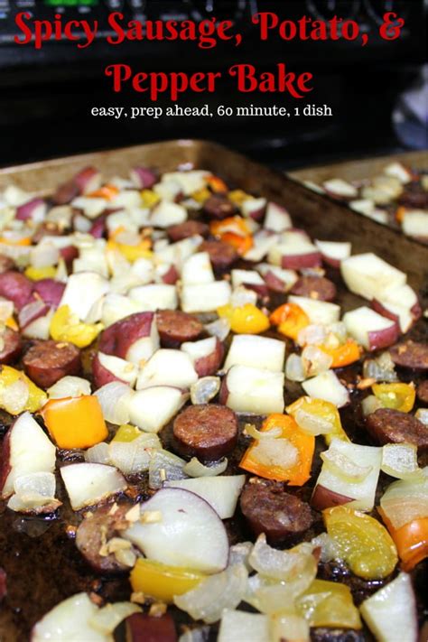 andouille-sausage-potatoes-and-pepper-bake image