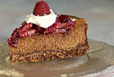 chocolate-raspberry-cheesecake-homemade-food-junkie image