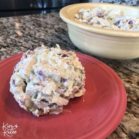 easy-keto-chicken-salad-recipe-low-carb-with-bacon image