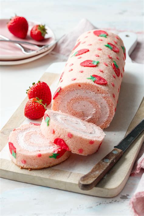 strawberry-cake-roll-love-and-olive-oil image