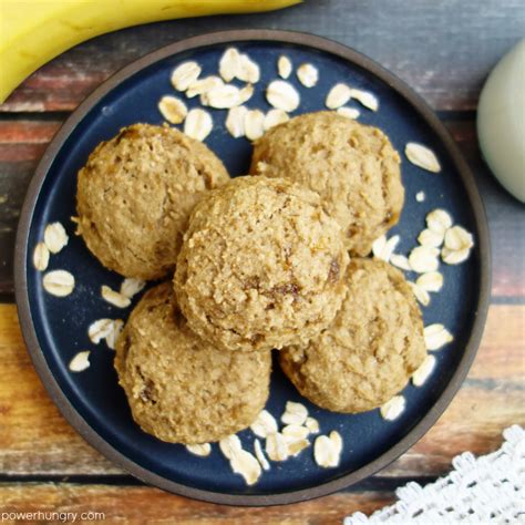 soft-vegan-banana-oat-cookies-gluten-free-oil-free image