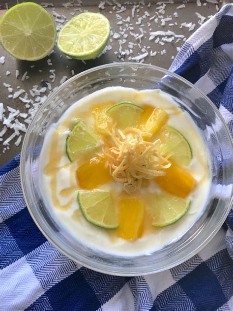 pina-colada-yogurt-healthy-dessert-or-breakfast image