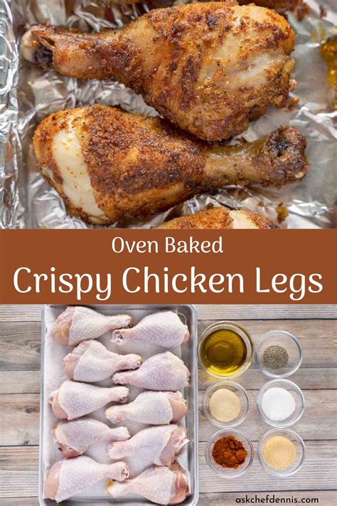 best-baked-chicken-legs-drumsticks-chef-dennis image