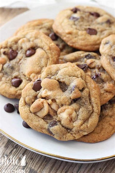 caramel-chocolate-chip-cookies-belle-of-the-kitchen image