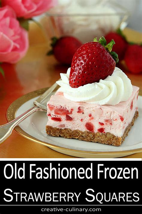 old-fashioned-frozen-strawberry-squares-creative image