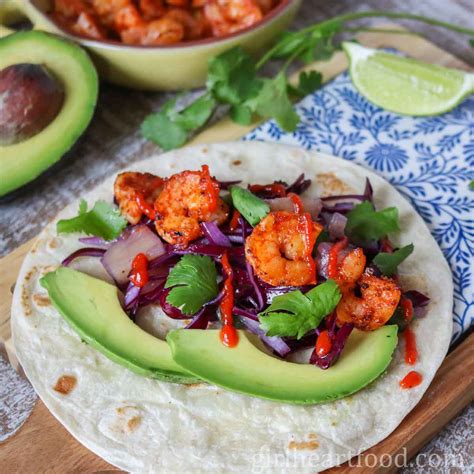 easy-shrimp-tacos-with-pineapple-slaw-girl-heart-food image