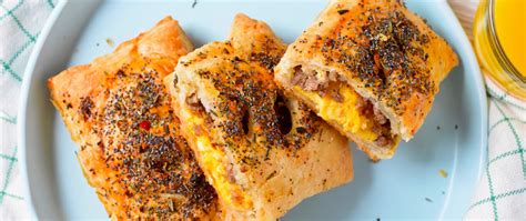 sausage-egg-and-cheese-breakfast-pockets image