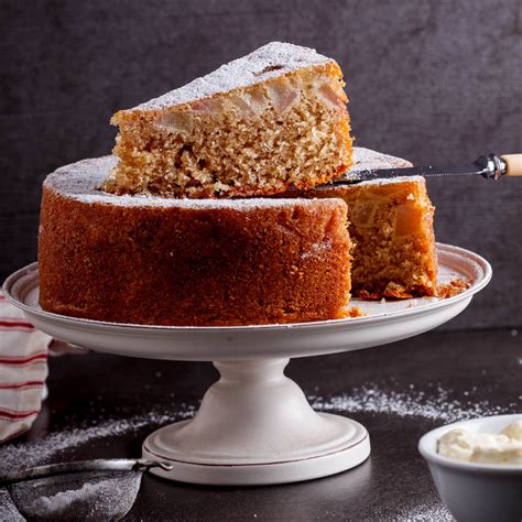 spiced-pear-butter-cake-simply-delicious image