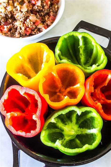 keto-stuffed-peppers-classic-recipe-cast-iron-keto image
