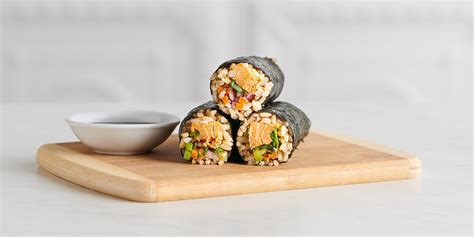 spicy-salmon-sushi-roll-clover-leaf image