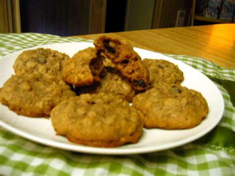 applesauce-oatmeal-chocolate-chip-cookies-tasty image