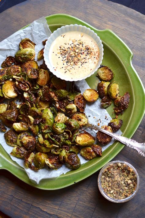 crispy-brussels-sprouts-with-mustard-dipping image