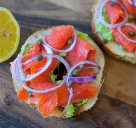 bagels-with-lox-and-avocado-spread-recipe-on-food52 image