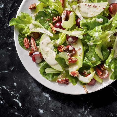waldorf-salad-with-green-apple-celery-and-pecans image