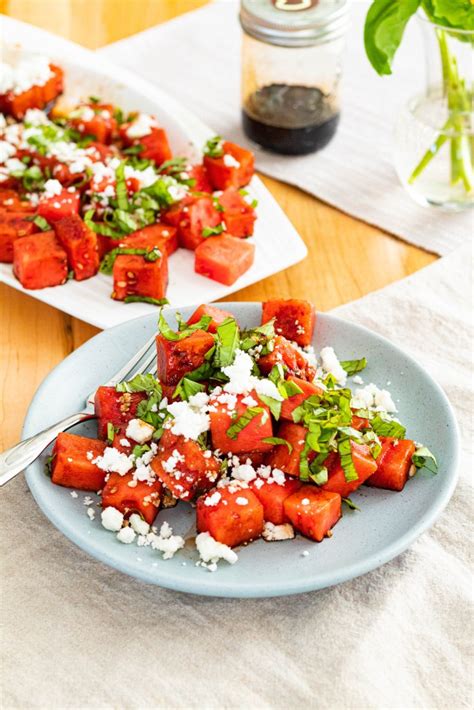 simple-watermelon-feta-and-basil-salad-with-balsamic image