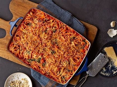 harvest-chicken-parmesan-spaghetti-bake image
