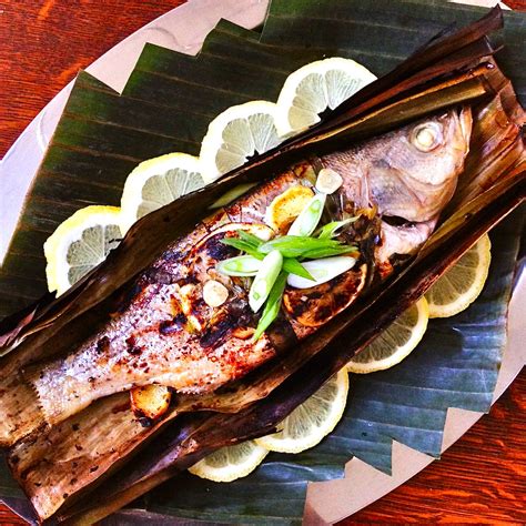 g-is-for-grilled-striped-bass-in-banana-leaf-guest-post image