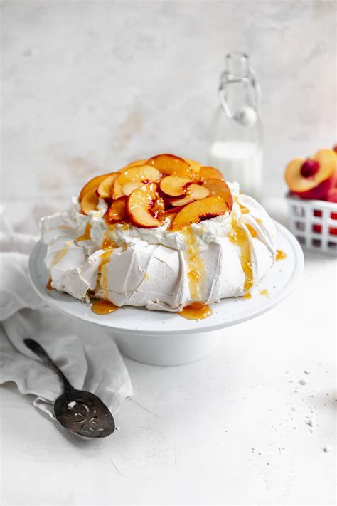 peaches-and-cream-pavlova-broma-bakery image