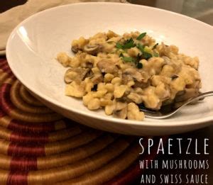 spaetzle-with-mushrooms-and-swiss-sauce-detective image