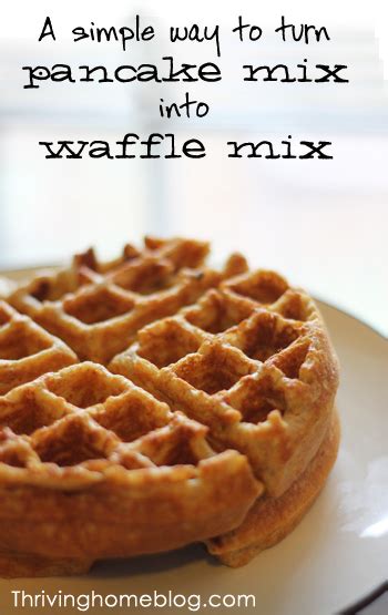 how-to-turn-pancake-mix-into-waffle-mix-thriving image