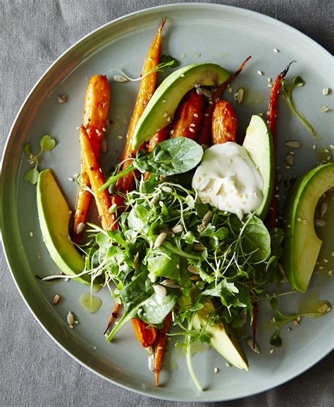roasted-carrot-and-creamy-avocado-salad-elissa image