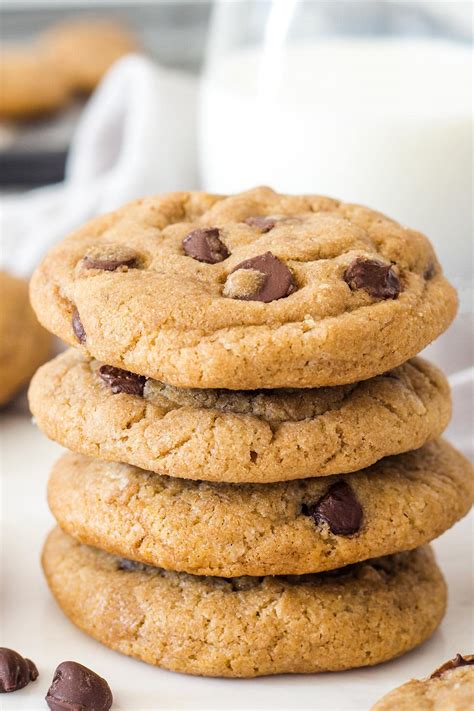 coconut-oil-chocolate-chip-cookies-leelalicious image