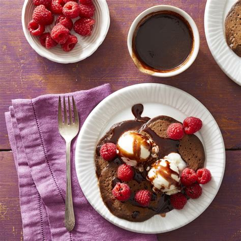 chocolate-pancakes-recipe-eatingwell image