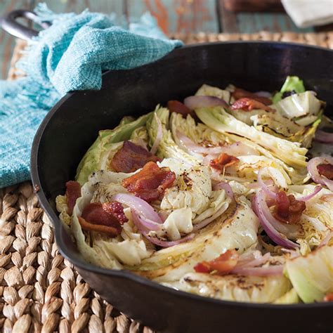 cider-roasted-cabbage-with-bacon-southern-cast-iron image