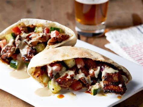 chicken-shawarma-with-tomato-cucumber-relish-and image