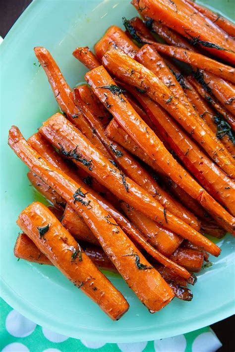 dill-brown-sugar-roasted-carrots-the image