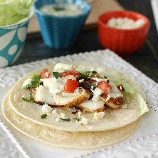 fish-tacos-with-creamy-green-chile-cilantro-sauce image