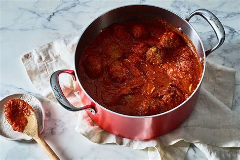 grandmas-sicilian-meatballs-in-a-spicy-tomato-sauce image