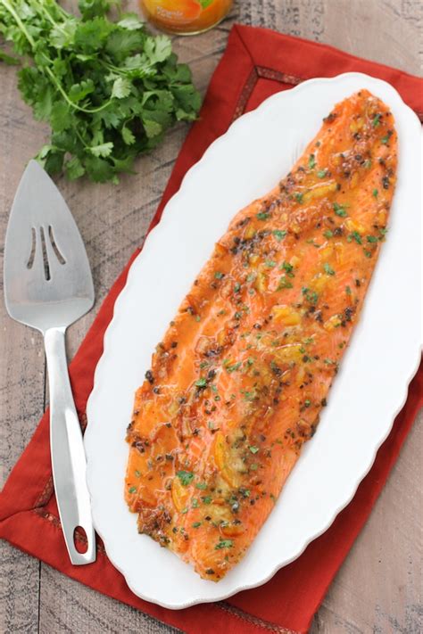 orange-glazed-grilled-steelhead-trout-or-salmon image