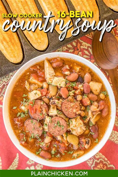slow-cooker-16-bean-country-soup-plain-chicken image