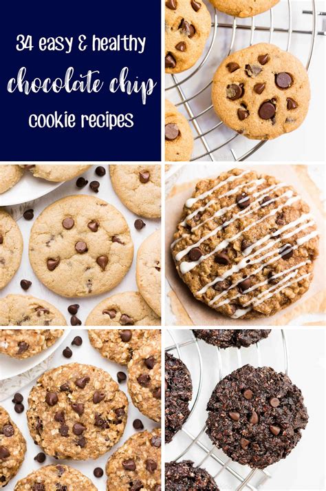 34-easy-healthy-chocolate-chip-cookie image