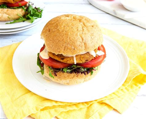 healthy-vegetarian-pumpkin-and-chickpea-burgers image