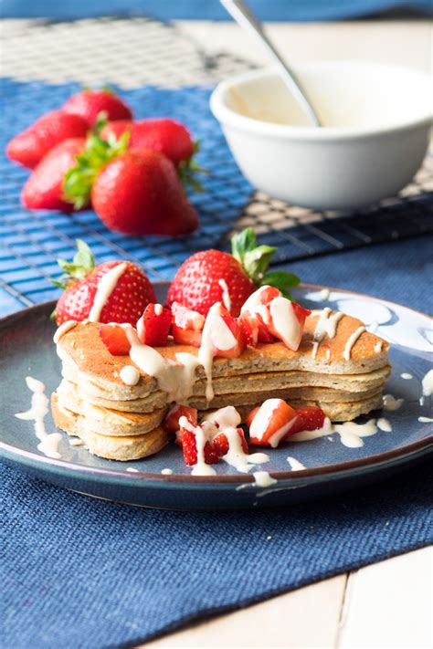 buckwheat-dog-pancakes-with-peanut-butter-drizzle-gf image