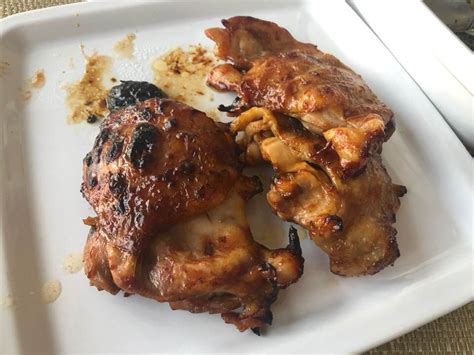 barbecued-chicken-thighs-with-brown-sugar image