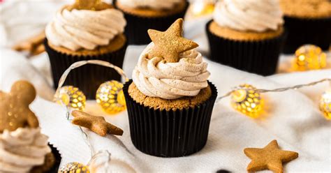 gingerbread-cupcakes-with-cinnamon-buttercream-frosting image