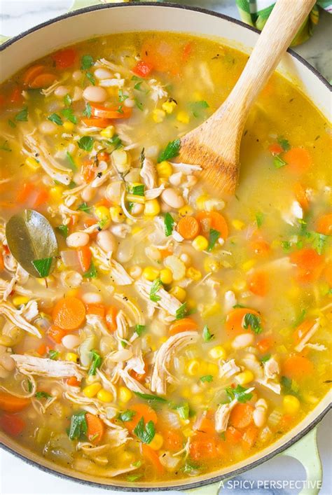 healthy-chicken-white-bean-soup-a-spicy-perspective image
