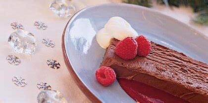 chocolate-truffle-loaf-with-raspberry-sauce image