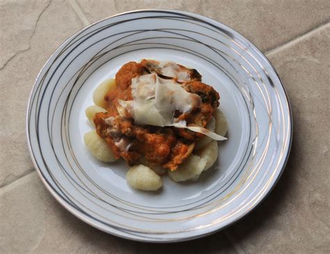 gnocchi-with-mushrooms-and-pumpkin-sauce image