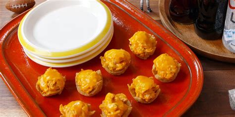 best-buffalo-chicken-triscuit-cups-recipe-delish image